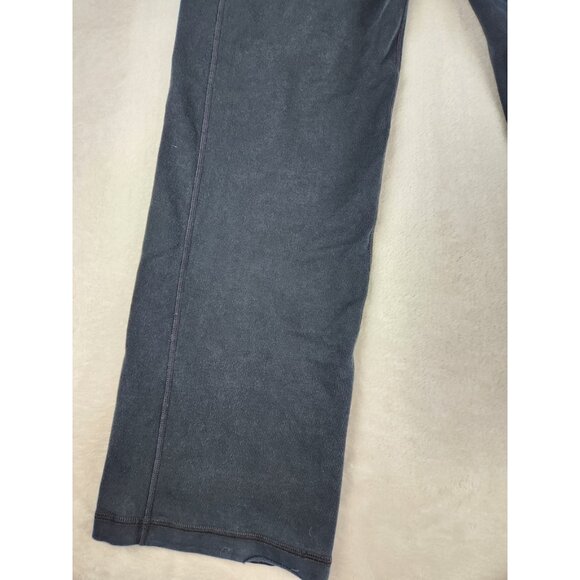 Vintage Lululemon Athletica Womens Retro Wide Leg Sweatpants Black Size 8 Med - Picture 8 of 14